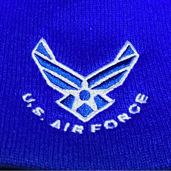 U.S. Air Force Short Blue Beanie - Picture 2 of 5